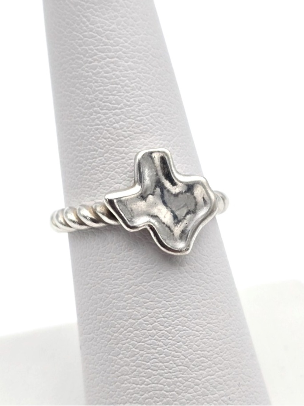 Retired James Avery Texas Sterling Silver Ring Size 7
